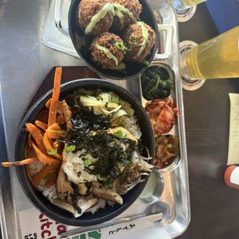 Seoulmate Kitchen - Bibimbap and kimchi arancini - Korean Near Me - Santa Barbara, California Seoulmate Kitchen - Bibimbap and kimchi arancini - Korean Near Me - Santa Barbara, California