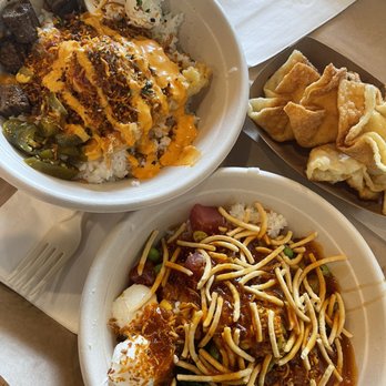 Sus Hi Eatstation - 2 regular bowls and Krab Rangoons - Japanese Near Me - Orlando, Florida Sus Hi Eatstation - 2 regular bowls and Krab Rangoons - Japanese Near Me - Orlando, Florida