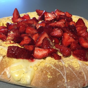 French's Pastry Bakery - MMmmmm....fresh strawberry wagon wheel =) - Desserts Near Me - Orange, California