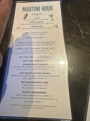 Menu photo 1 Summer House Las Vegas, NV Menu photo 1 Summer House Las Vegas, NV