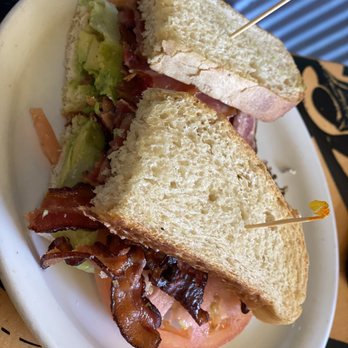 Roast & Toast - Avocado BLT on sourdough - my 15 year old who is a critic on foods for flavor said this had good flavor and the sourdough was flavorful - American Near Me - Petoskey, Michigan Roast & Toast - Avocado BLT on sourdough - my 15 year old who is a critic on foods for flavor said this had good flavor and the sourdough was flavorful - American Near Me - Petoskey, Michigan