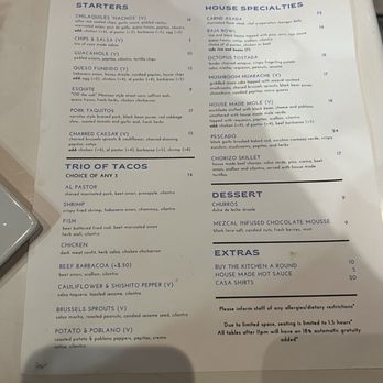 Casa Azul - Menu - Tacos Near Me - Buffalo, New York