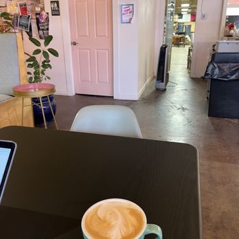 Subjective Coffee - Rose latte - Coffee & Tea Near Me - Westminster, Colorado