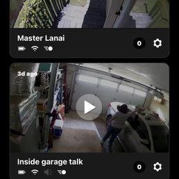On our phones, laptop and iPad.. FREE monitoring by us.