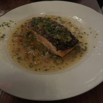 Saint George Bistro - Grilled Salmon - French Near Me - Hastings on Hudson, New York