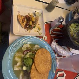 Aguachiles verde  TACO CORONEL - Asada