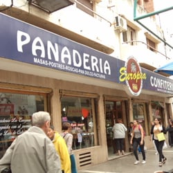 Panaderia y Confiteria Europea - Fachada de la Panadería Europa sobre la peatonal 9 de Julio