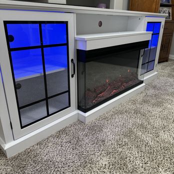 AM Furniture Assembly - TV stand with fireplace - Furniture Assembly Near Me - Denton, Texas AM Furniture Assembly - TV stand with fireplace - Furniture Assembly Near Me - Denton, Texas
