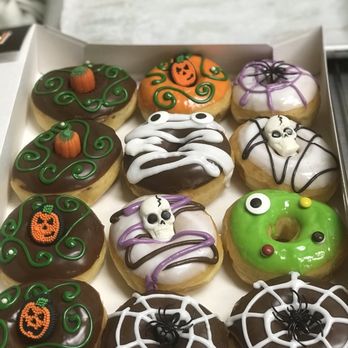 Saginaw Donut Shop - a box of decorated donuts - Donuts Near Me - Saginaw, Texas Saginaw Donut Shop - a box of decorated donuts - Donuts Near Me - Saginaw, Texas