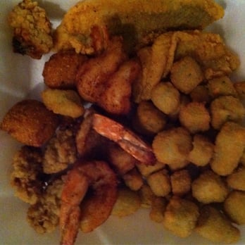River City Grille - Seafood platter ($20.99) - American Near Me - Marble Falls, Texas River City Grille - Seafood platter ($20.99) - American Near Me - Marble Falls, Texas