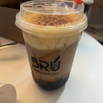 Bru Tea Cafe - Crème Brulee Milk Tea - Bubble Tea Near Me - Elk Grove, California Bru Tea Cafe - Crème Brulee Milk Tea - Bubble Tea Near Me - Elk Grove, California