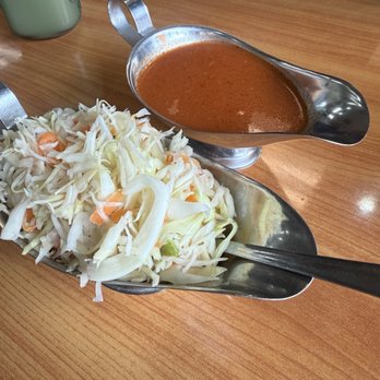 Pupuseria & Comida Salvadorena - Fresh Curtido and Salsa for the Pupusas - Salvadoran Near Me - Garnerville, New York