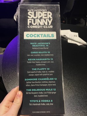 Menu photo 7 Super Funny Comedy Club Tacoma, WA Menu photo 7 Super Funny Comedy Club Tacoma, WA