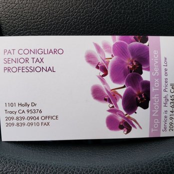 Top Notch Tax Service - Business card. - Tax Services Near Me - Tracy, California Top Notch Tax Service - Business card. - Tax Services Near Me - Tracy, California