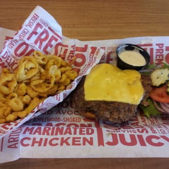Smashburger - Classic Big Smash & off-menu order of fried pepper rings... - Burgers Near Me - Westerville, Ohio Smashburger - Classic Big Smash & off-menu order of fried pepper rings... - Burgers Near Me - Westerville, Ohio