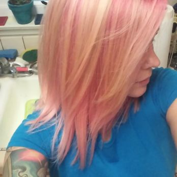 Maribou Salon - Beautiful pink sunset hair blended by Theresa Phillips - Makeup Artists Near Me - Folsom, California Maribou Salon - Beautiful pink sunset hair blended by Theresa Phillips - Makeup Artists Near Me - Folsom, California