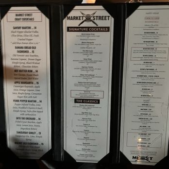 Market Street Blade And Barrel - Cocktail menu - Steakhouses Near Me - Redding, California Market Street Blade And Barrel - Cocktail menu - Steakhouses Near Me - Redding, California