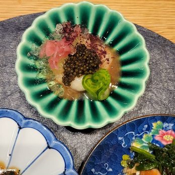Kappo DC - Sashimi Trio with caviar - Japanese Near Me - Washington, DC, District of Columbia Kappo DC - Sashimi Trio with caviar - Japanese Near Me - Washington, DC, District of Columbia