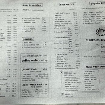 Gina's Kapolei - 6.3.25 - Barbeque Near Me - Kapolei, Hawaii