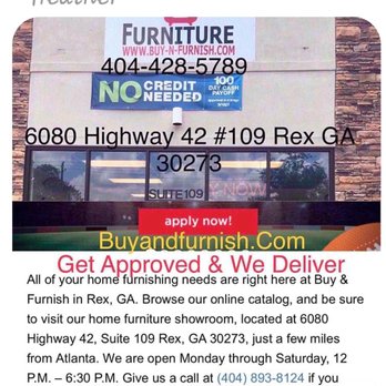 Buy-N-Furnish - BuyAndFurnish.com Store Front - Furniture Stores Near Me - Rex, Georgia Buy-N-Furnish - BuyAndFurnish.com Store Front - Furniture Stores Near Me - Rex, Georgia