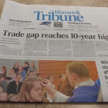 Bismarck Tribune - Today's Bismarck Tribune - Print Media Near Me - Dickinson, North Dakota Bismarck Tribune - Today's Bismarck Tribune - Print Media Near Me - Dickinson, North Dakota