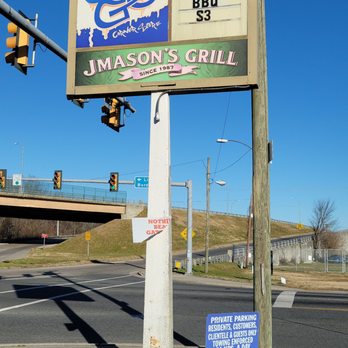 Easy Go - a sign for mason's grill on a street corner - Grocery Near Me - Chesapeake, Virginia Easy Go - a sign for mason's grill on a street corner - Grocery Near Me - Chesapeake, Virginia