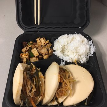 Sichuan Kitchen - Omfg. Spicy smoked tofu salad with rice and veggie buns (daikon stuffed) - Szechuan Near Me - Portland, Maine Sichuan Kitchen - Omfg. Spicy smoked tofu salad with rice and veggie buns (daikon stuffed) - Szechuan Near Me - Portland, Maine