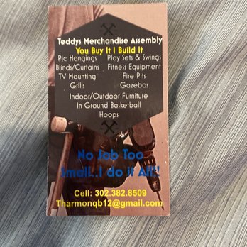 Teddys Merchandise Assembly - Furniture Assembly Near Me Teddys Merchandise Assembly - Furniture Assembly Near Me