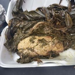 Lau Lau-kalua pork and salmon Lau Lau-kalua pork and salmon