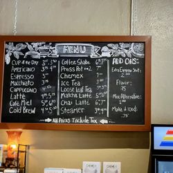 LaGrange Coffee Roasters - Menu