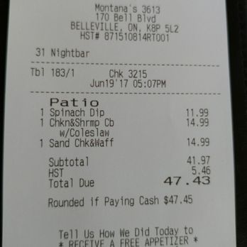 Montana's - Really cheap! - Comfort Food Near Me - Belleville, Ontario Montana's - Really cheap! - Comfort Food Near Me - Belleville, Ontario