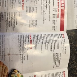 The menu. The menu.