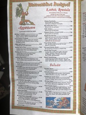 Menu photo 2 Casa Sanchez Prescott, AZ Menu photo 2 Casa Sanchez Prescott, AZ