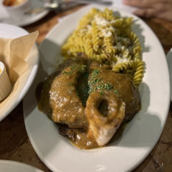 Maccheroni Republic - Ossobuco with pasta... It's high quality, but not my favorite. - Italian Near Me - Los Angeles, California