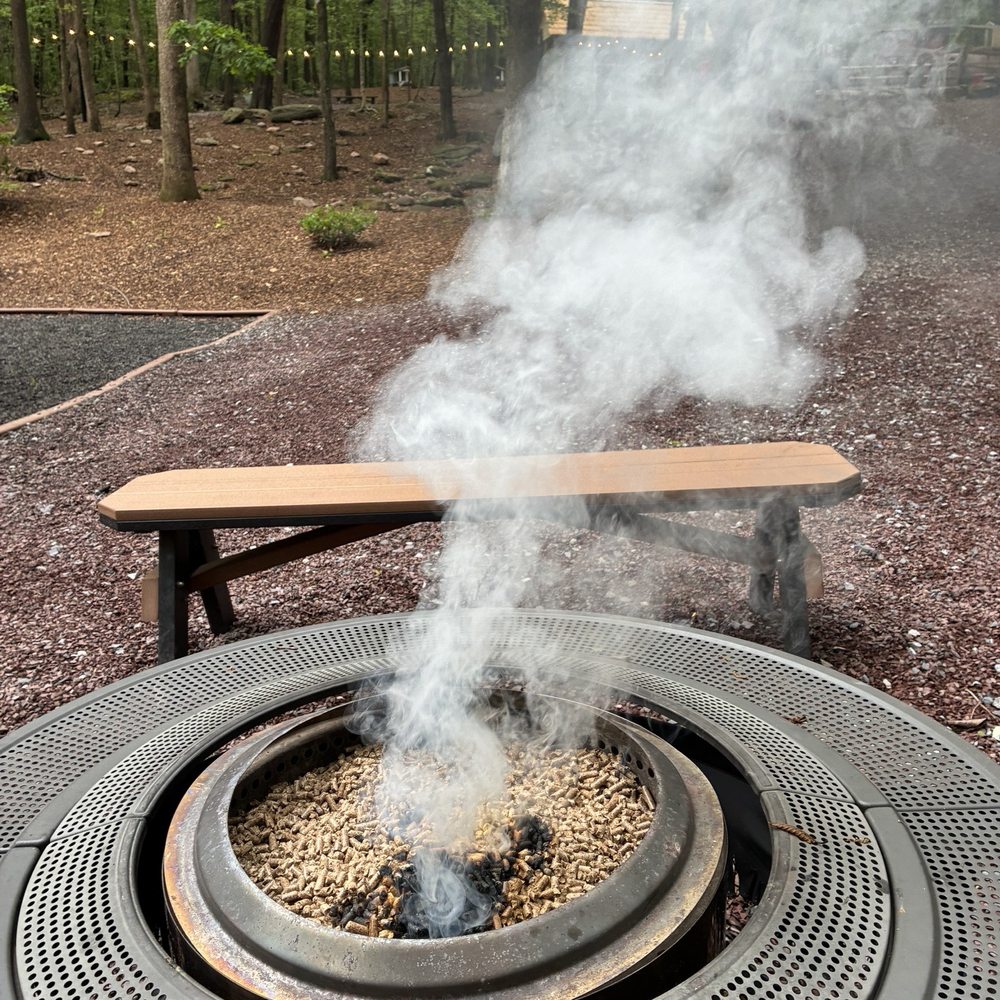 The Pretzel Hut - Outside fire pits - Ice Cream & Frozen Yogurt Near Me - Newmanstown, Pennsylvania The Pretzel Hut - Outside fire pits - Ice Cream & Frozen Yogurt Near Me - Newmanstown, Pennsylvania