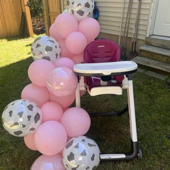 SC Family Party - A little razzle dazzle for my babies highchair thanks to Samantha! - Party Equipment Rentals Near Me SC Family Party - A little razzle dazzle for my babies highchair thanks to Samantha! - Party Equipment Rentals Near Me