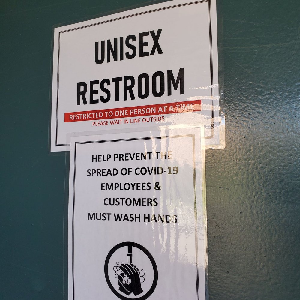 Spring Valley Golf Course - New unisex bathroom sign available for both men and woman to use at the same time. - Golf Near Me - Milpitas, California Spring Valley Golf Course - New unisex bathroom sign available for both men and woman to use at the same time. - Golf Near Me - Milpitas, California
