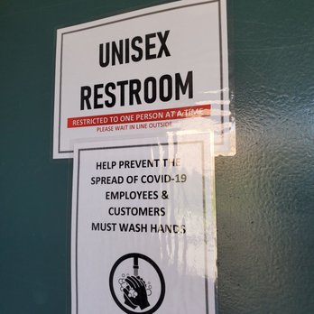 Spring Valley Golf Course - New unisex bathroom sign available for both men and woman to use at the same time. - Golf Near Me - Milpitas, California Spring Valley Golf Course - New unisex bathroom sign available for both men and woman to use at the same time. - Golf Near Me - Milpitas, California