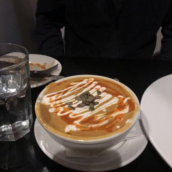 Iron Horse Restaurant - Sweet potato pumpkin purée soup - New American Near Me - Ashland, Virginia Iron Horse Restaurant - Sweet potato pumpkin purée soup - New American Near Me - Ashland, Virginia