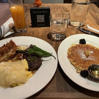 Beatrix - Streeterville - Steak Chimichurri & Eggs and LEMON PANCAKES - New American Near Me - Chicago, Illinois Beatrix - Streeterville - Steak Chimichurri & Eggs and LEMON PANCAKES - New American Near Me - Chicago, Illinois
