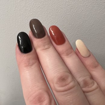 Coco Nails & Spa - These are the colors they chose for me in a hurry - Nail Salons Near Me - North Providence, Rhode Island