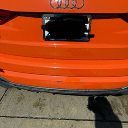 My scratched car