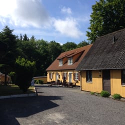 Hotel Skovly - Hotel courtyard