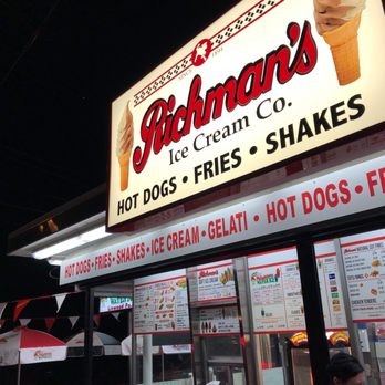 Richman's Ice Cream - the front of a restaurant - Hot Dogs Near Me - Linwood, Pennsylvania Richman's Ice Cream - the front of a restaurant - Hot Dogs Near Me - Linwood, Pennsylvania