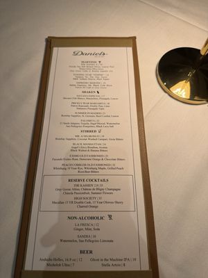 Menu photo 8 Daniel’s Coral Gables, FL Menu photo 8 Daniel’s Coral Gables, FL