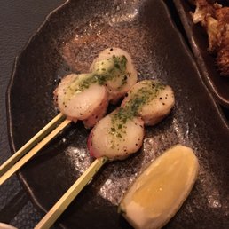 Scallops in bacon