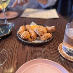 Salt cod fritters