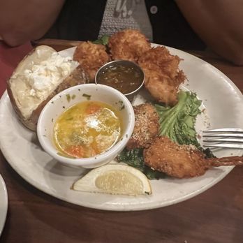 Cool Hand Luke's - The boxed fried shrimp that's probably the best thing they may have there. - Steakhouses Near Me - Yuba City, California