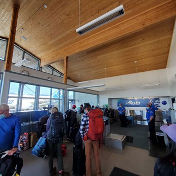 Gustavus Airport - Inside the "terminal" - Airports Near Me - Gustavus, Alaska