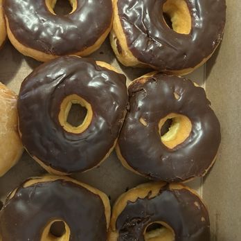 Bosa Donuts - You can see how poorly these glazed donuts were made and these were the best ones they had the rest was worse. - Donuts Near Me - Phoenix, Arizona